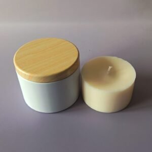 Pot métal blanc + Recharge universelle – Lueur Française